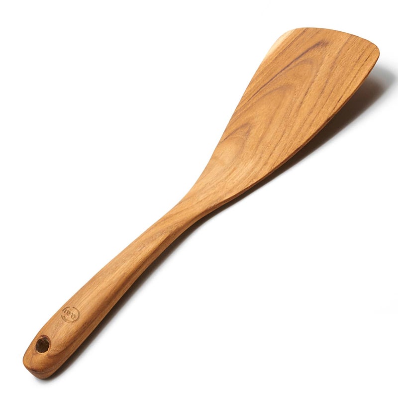 FAAY 11.5 Inch Teak Wood Spatula/Turner for RIGHT Hand | Versatile Spatula, Durable, Healthy and High Moist Resistance for Non Stick Cookware - Image 1